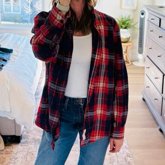 St. John’s Bay Plaid Classic Fit Men’s Cotton Flannel - Picture 8 of 8